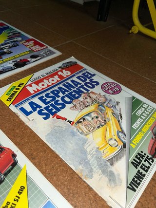 Revistas antiguas Motor 16