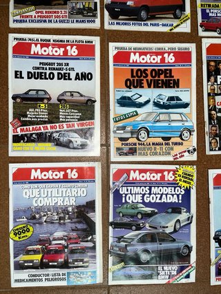 Revistas antiguas Motor 16