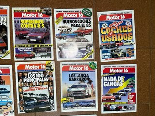 Revistas antiguas Motor 16