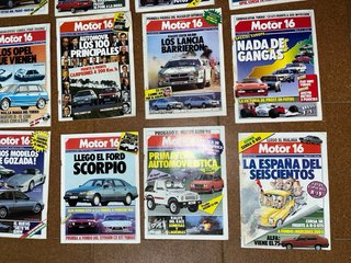 Revistas antiguas Motor 16
