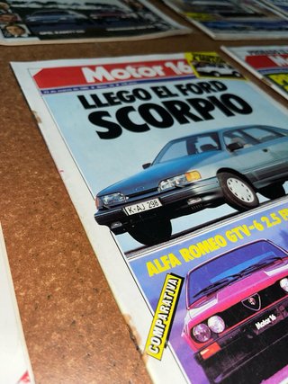 Revistas antiguas Motor 16