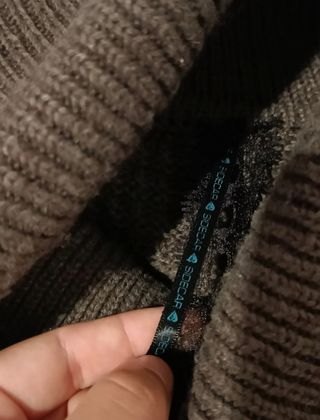 Vestito invernale a collo alto