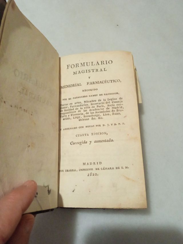 Formulario magistral, Ibarra