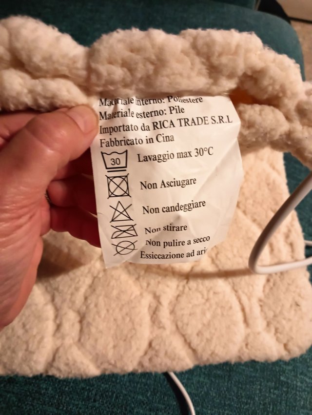 Cuscinetto scaldante elettrico