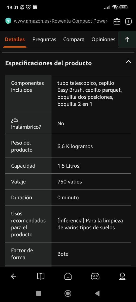 Aspirador ciclónico