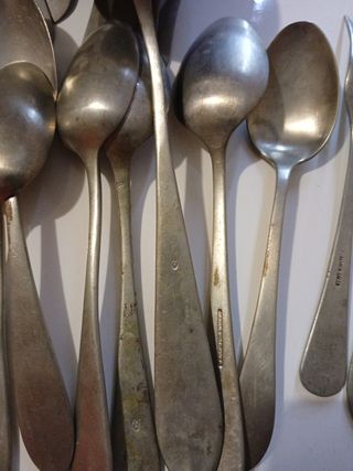 Lote de cubiertos antiguo