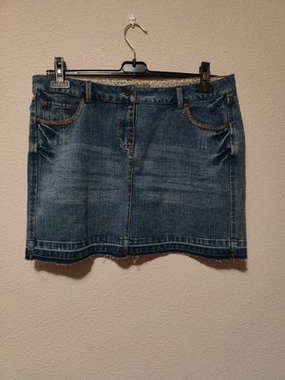 Falda vaquera corta
