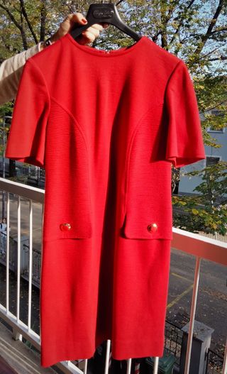 Tubino lana rosso Luisa Spagnoli