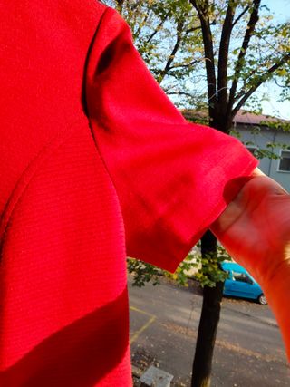 Tubino lana rosso Luisa Spagnoli