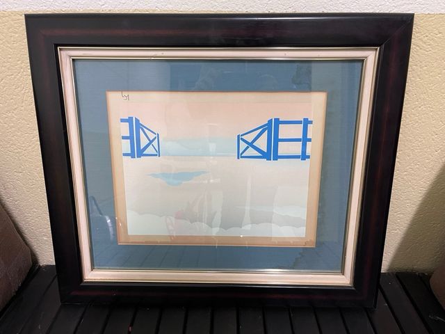 Cuadro enmarcado para salon