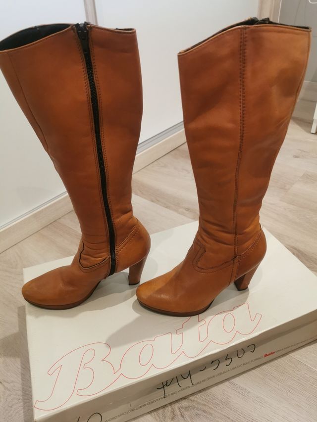 Botas de piel como nuevas