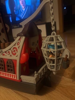 Barco pirata pinypon con isla