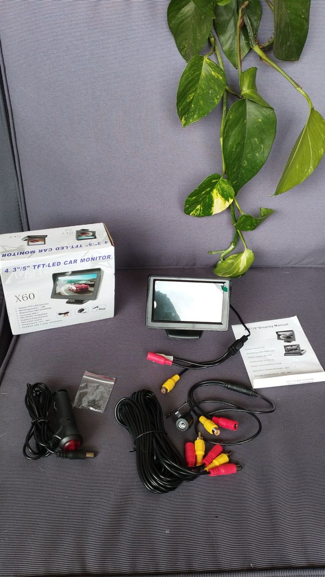 Pantalla de visión trasera para vehículos 5'