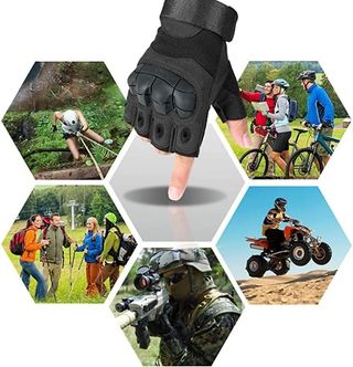 Guantes tácticos de Medio dedo