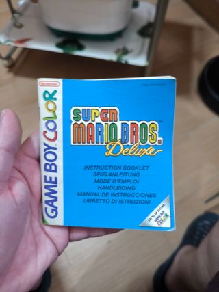 Game boy color manuales juegos