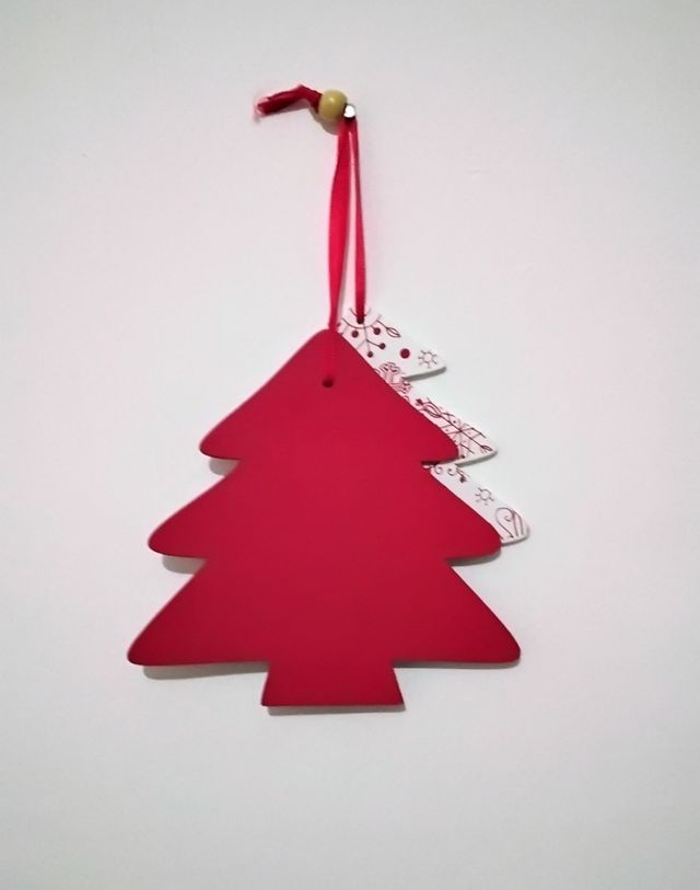 Decorazione albero di natale legno