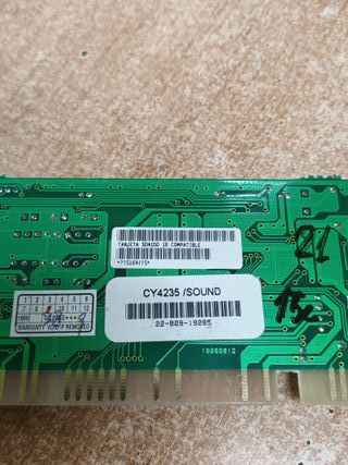 CRYSTAL CS4235, GENIUS, bus ISA de 16 bits