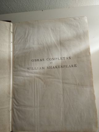 Libro William Shakespeare