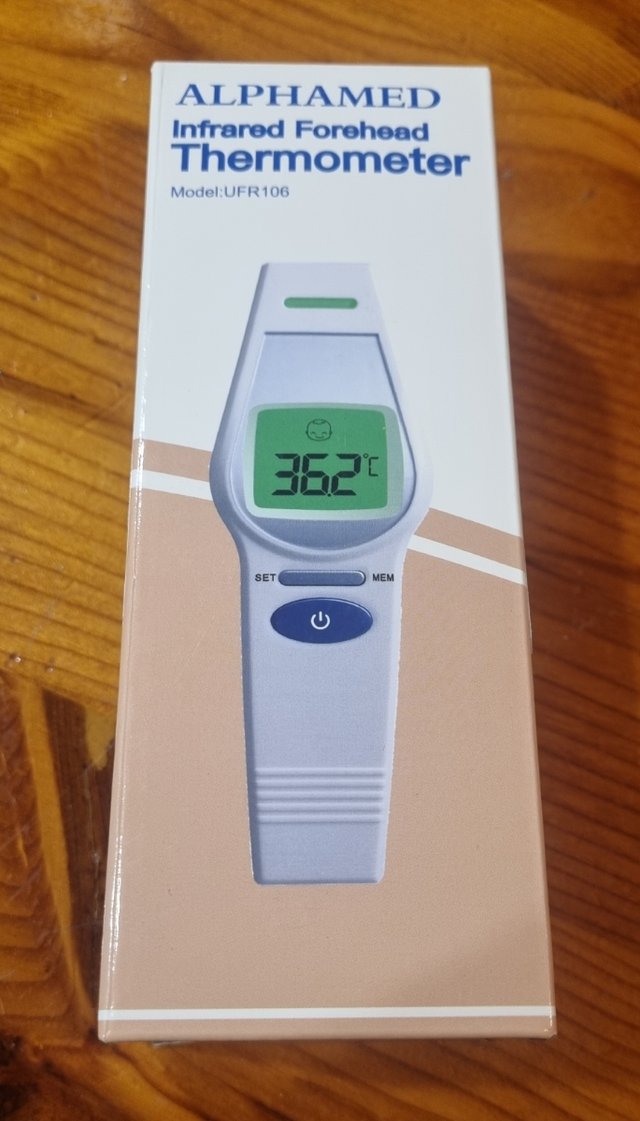 Termómetro digital infrarrojo