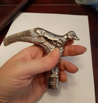 Empuñadura bastón perro salchicha