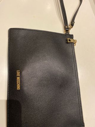 Bolso mano LOVE MOSCHINO negro