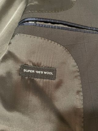 Traje marron/negro hombre Massimo Dutti