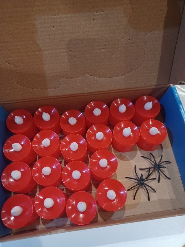 Candele alimentate a batteria per Halloween