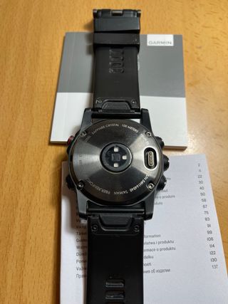 GARMIN FENIX 5X PLUS CON CORREAS Y USB