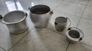 2 Bagnomaria in Alluminio per Restauro