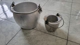 2 Bagnomaria in Alluminio per Restauro