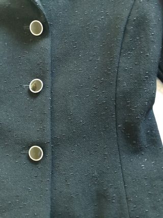 Giacca nera con glitter sartoriale