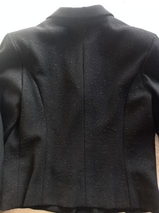 Giacca nera con glitter sartoriale