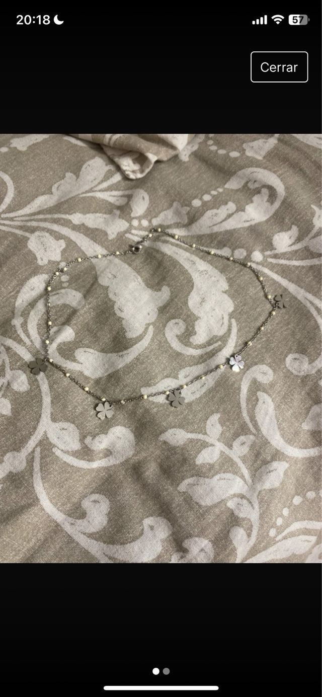 Collar treboles acero inoxidable