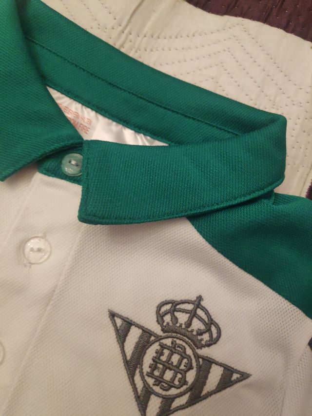 Polo Real Betis Balompié oficial  niño 5/6 años
