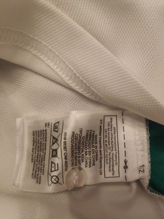 Polo Real Betis Balompié oficial  niño 5/6 años