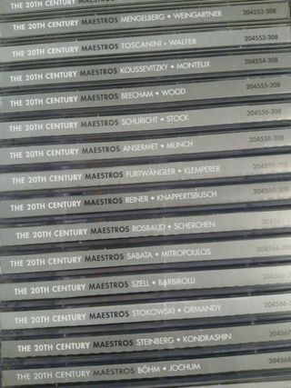 40 CDs.    THE  20TH  CENTURY.    MAESTROS.