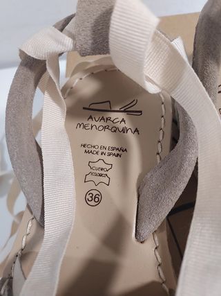 Alpargatas de mujer Avarca menorquina