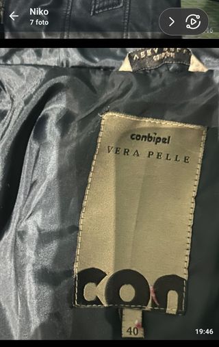 Cappotto lungo in pelle