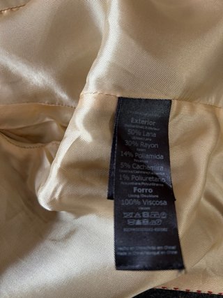Chaqueta Carolina Herrena talla 38 gris