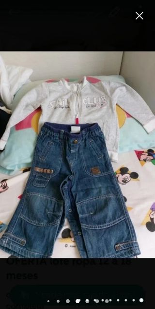 Ganga ropa 18 a 24 meses