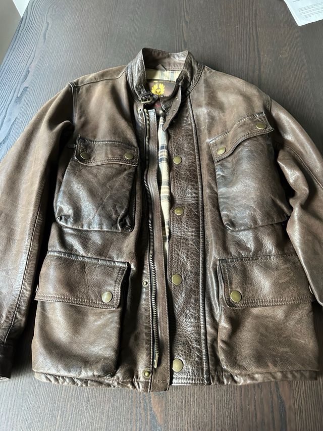 Cazadora cuero Belstaff