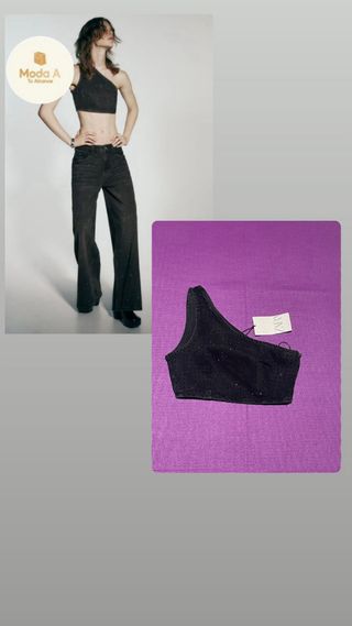 Top brillos ZARA