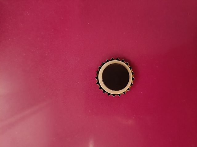 Imán chapa cerveza "La niña bonita"