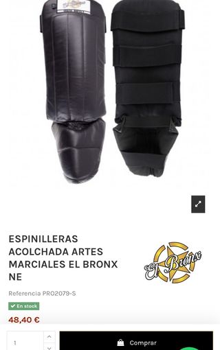 Espinilleras Kick Boxing