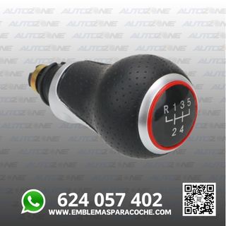 Pomo para Audi 5 marchas rojo para A4, A5, Q5 (RI)