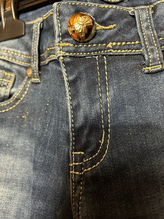 Jeans Nuovi Miss Bon Bon con brillantini