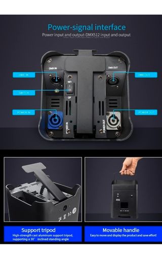 Luz escenario V6 APP BATERIA INALAMB.