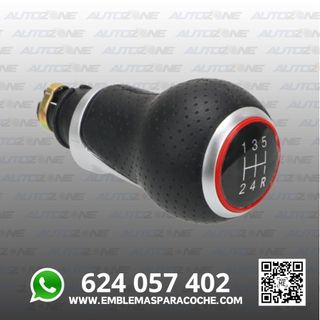 Pomo para Audi 5 marchas rojo para A4, A5, Q5 (RD)