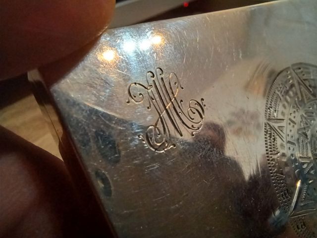 Pitillera plata de ley