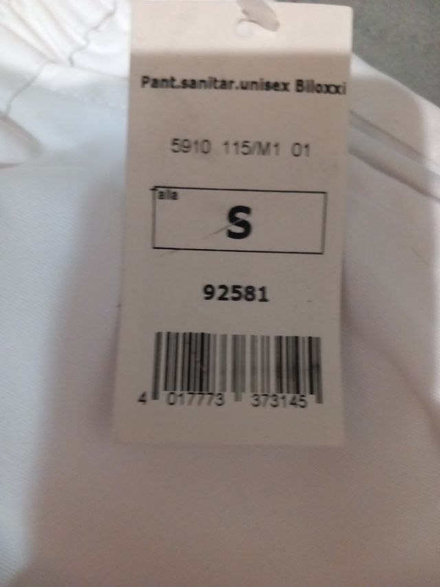 Pantalon trabajo sanitario